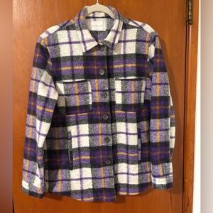 Shirt plaid jacket, promod, size M